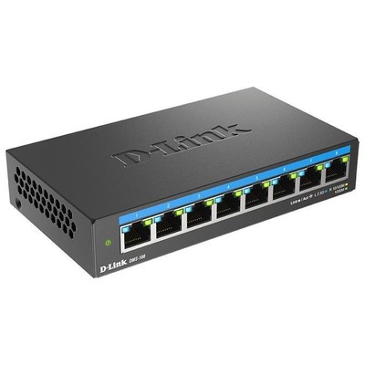 D-Link DMS-108 Non gestito L2 2.5G Ethernet (100/1000/2500) Nero
