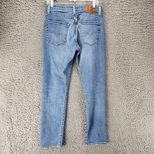 Levis Jeans Mens 30x32 Blue 502 Premium Big E Stretch Denim Tapered Read 