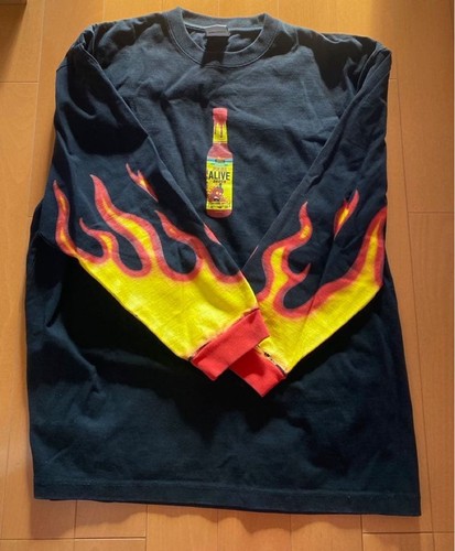 VETEMENTS Black Hot Sauce Longsleeve T-Shirt / Sweatshirt Gr. L Unisex - Bild 2 von 5