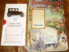 1926 Ford Model T Car Sales Brochure Parts Dealer Source Guide Both Original 