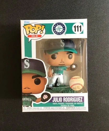 Julio Rodriguez #111 Funko Pop! MLB Seattle Mariners Center Fielder NIB 2025