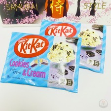 KitKat Japan Cookies  Cream Flavor 2-Pack 18 Bars Seasonal Limited Edition