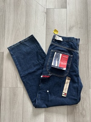 Y2K Vintage Tommy Hilfiger Wide Leg Baggy Carpenter Jeans - Men's 34x33 NWT