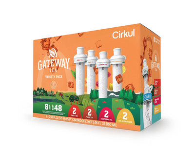 Cirkul Gateway Tea Flavored Water Cartridge Variety Pack 8 Pk EXP 05/26 (2 pack)