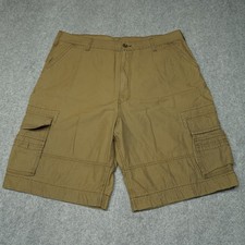 Levi's Men's Cargo Shorts Khaki W42 100 Cotton Flat Front