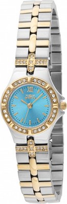 Invicta Wildflower Quartz Crystal Turquoise Dial Ladies Watch 45873