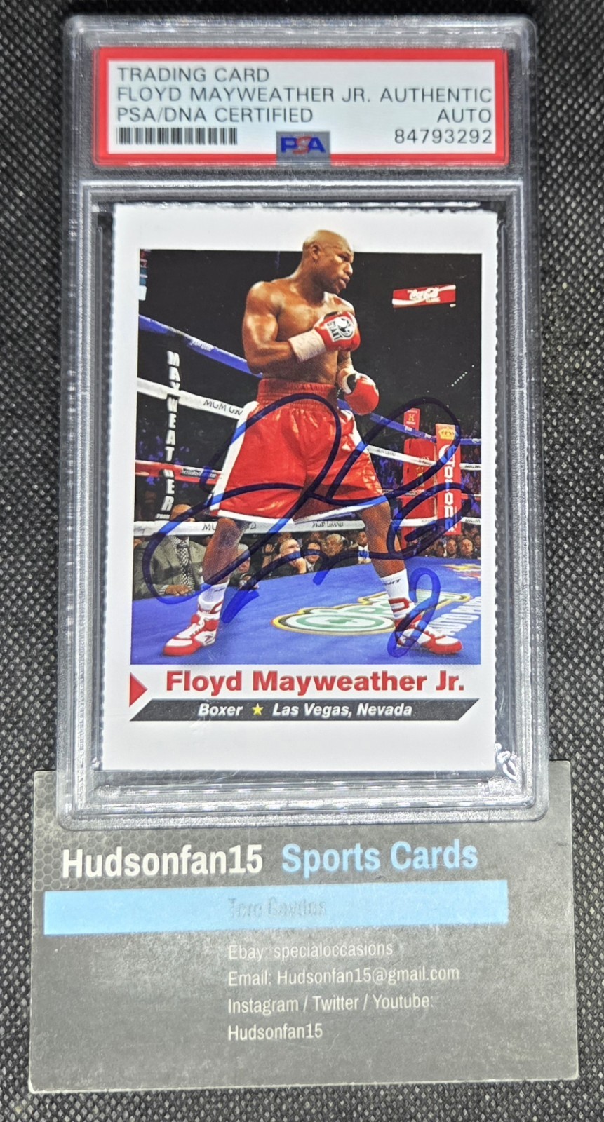Floyd Mayweather Jr 2012 Sports Illustrated SI Kids Card #152 PSA Authentic Auto