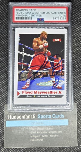 Floyd Mayweather Jr 2012 Sports Illustrated SI Kids Card #152 PSA Authentic Auto