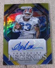 2023 Panini Prizm Andre Reed Franchise Legends Signatures Gold Auto /10