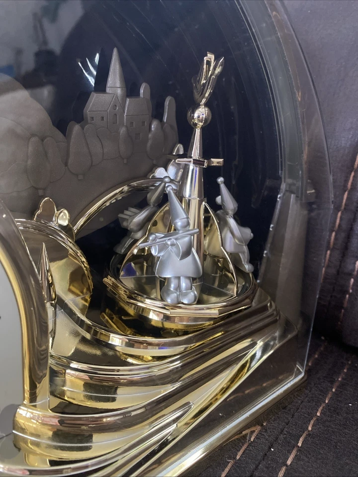 Vintage Lorus (SEIKO) Pendulum Clock Table Mantel Gold 1990’s Seiko Movement - Image 4 of 4