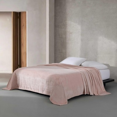 Calvin Klein - Queen Blanket, Soft Plush Bedding, Medium Queen, Light Pink 