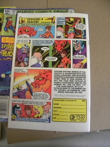 Marvel 1982 3 issues AMAZING SPIDER-MAN 226 227 228 NM gb - Foto 7 di 17