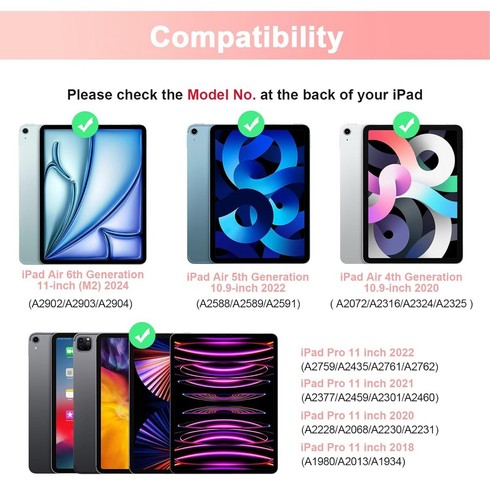 Detachable Keyboard Mouse Case For iPad Air 6th (M2)11" 2024 5/4th Gen 10.9 In - Photo 3/22