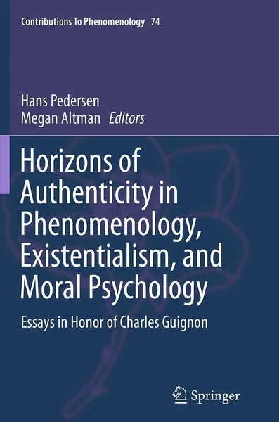 Hans Pedersen (U. A.) | Horizons Of Authenticity In Phenomenology,...-image