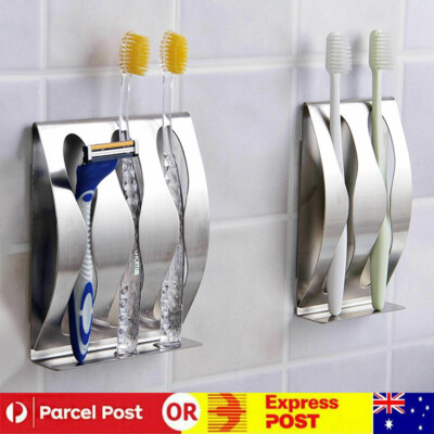 Stainless steel best sale toothbrush holder