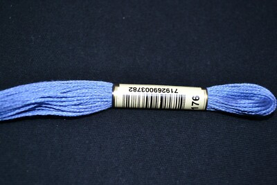 Anchor Cotton Threads for Embroidery Shade 176 Ocean Blue Medium
