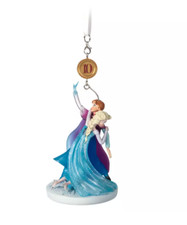 NEW DISNEY STORE FROZEN Legacy 10th Anniv Sketchbook Ornament  NIB Elsa Anna