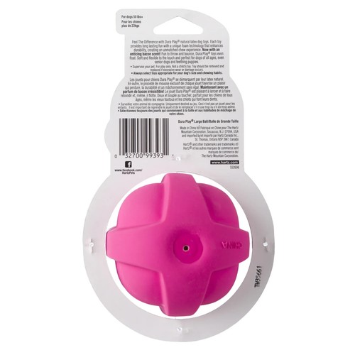 (3 pack) Hartz Dura Play Ball Dog Toy, Large, Color May Vary - Picture 3 of 7