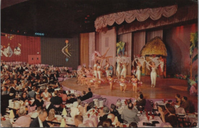 Pink Las Vegas Venus Room New Frontier MCM Hotel 50s Showgirls Costumes Dining