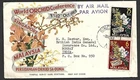 (BL) Malaysia 1963 World Orchid Conference first day cover, to India