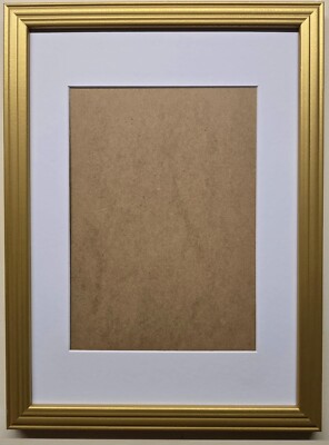 Traditioneller Gold Bilderrahmen Posterrahmen Weiß oder Schwarz Halterung Fotorahmen