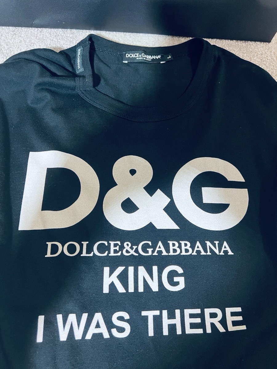 DOLCE GABBANA KING I WAS THERE RUNWAY SHIRT MSRP $1500 | eBay