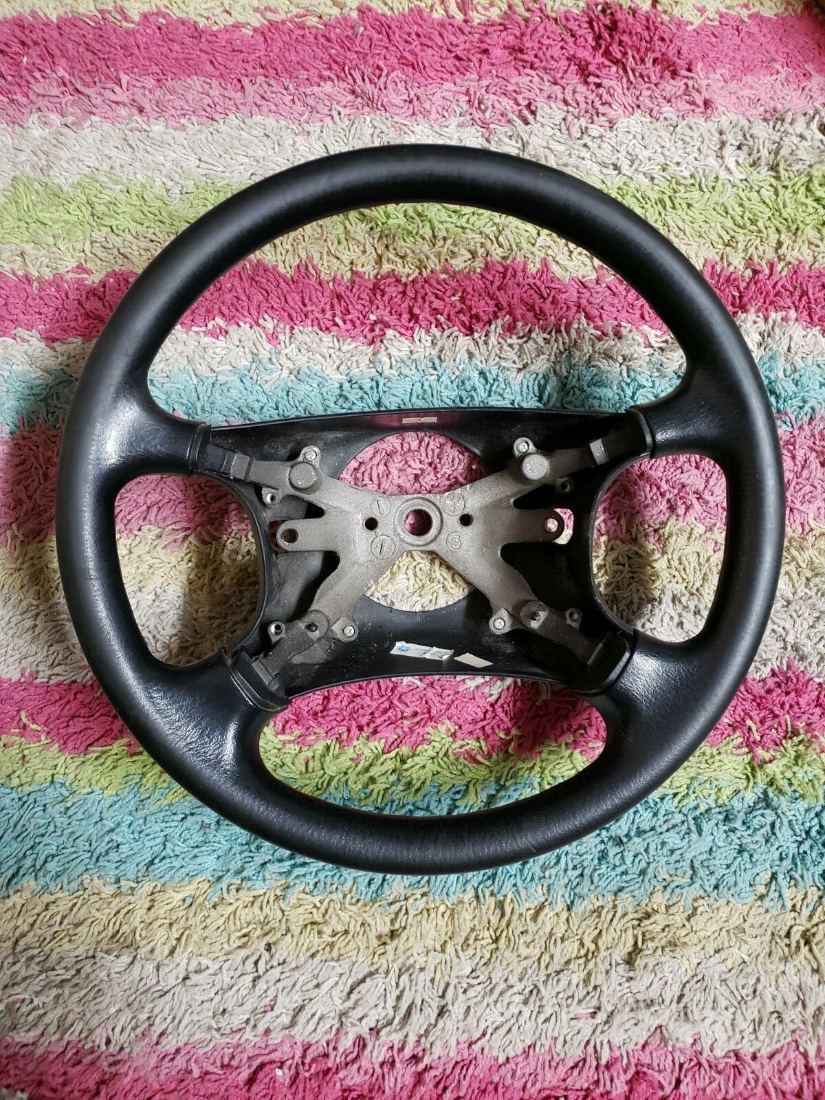 19982001 Dodge Ram 1500 2500 3500 Black Steering Wheel 98 99 00 01 OEM