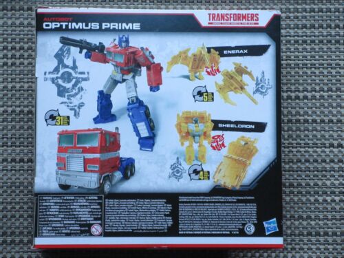 Figura de acción Transformers Optimus Prime serie Netflix Autobot exclusivo sin usar, en caja - Imagen 2 de 3