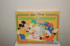 OLD STAMP SET MY STAMP TO PRINT WALT DISNEY FERNAND NATHAN 1982