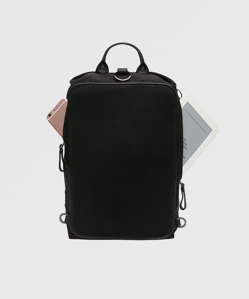 Caraa Studio Bag Backpack Medium in Gunmetal Hardware NEW NWT Caraa Studio 2 Black Gunmetal Hardware Backpack Tote  main image 4