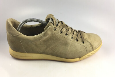 Ecco Taupe/Brown hybrid golf shoes Spikeless men's Biom Sz 42 8/ 8.5 US