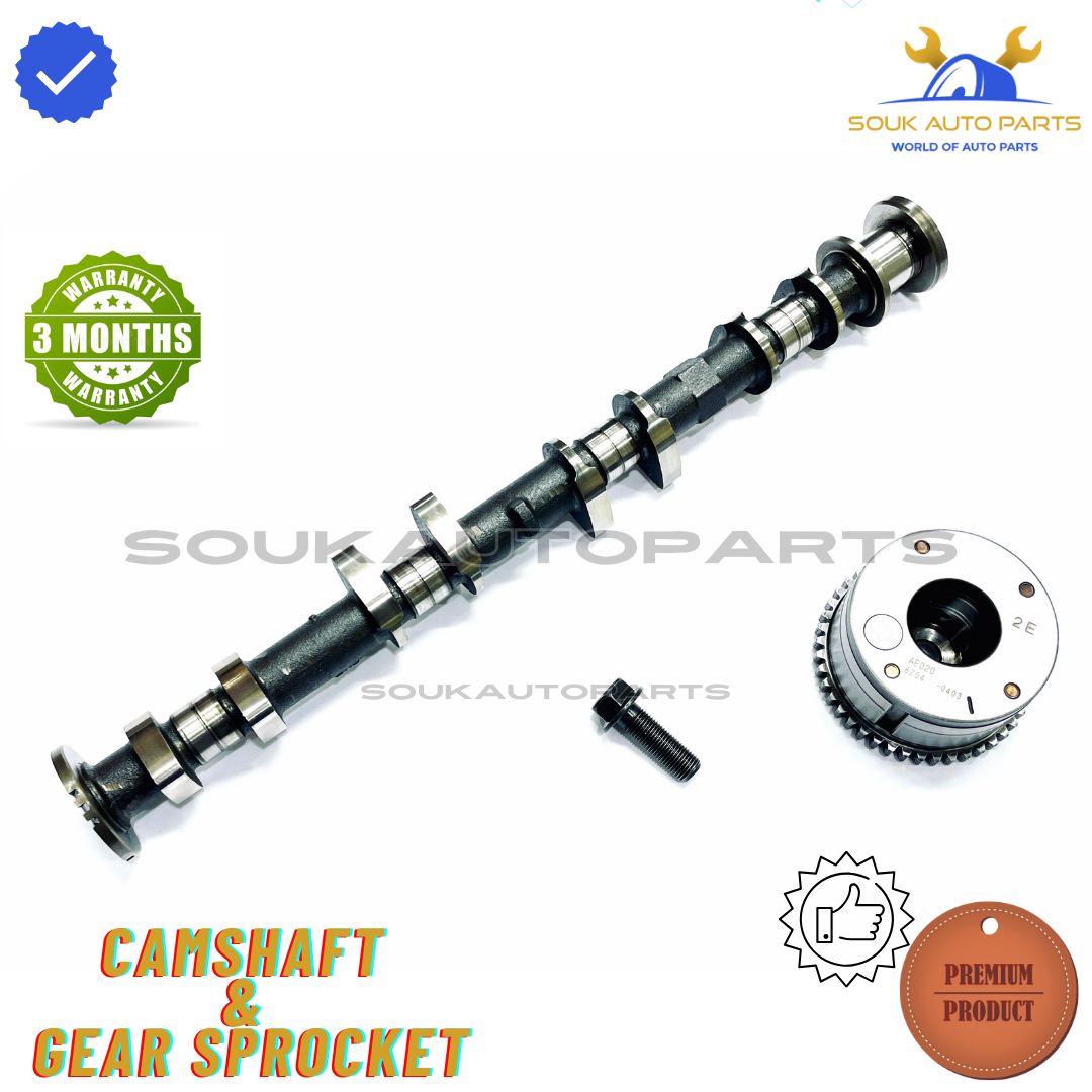 CAMSHAFT & GEAR SPROCKET INTAKE QR20/QR25 DE For Nissan X-TRAIL