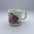 Vintage 1976 Zodiac Sagittarius Milk Glass Coffee Mug