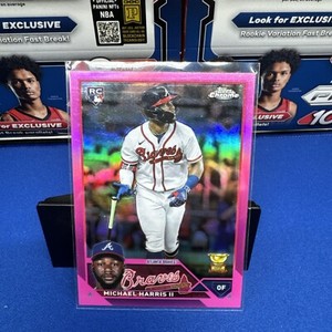 2023 Topps Chrome - Pink Refractor #79 Michael Harris II (RC)