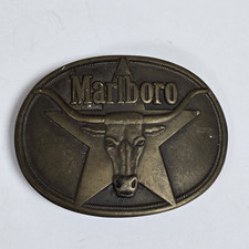 Marlboro Brass Belt Buckle 1987