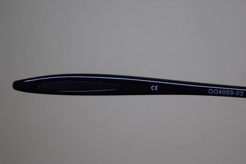 Gafas Oakley Blender OO4059-03 envoltura negra brillante 59 17 127 marcos solamente - Imagen 8 de 18