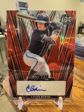2024 Leaf Metal Baseball #/12 Caden Bodine SSP Prospect RC Auto 🔥📈