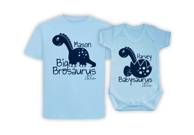 Personalised Dinosaur Matching Little 