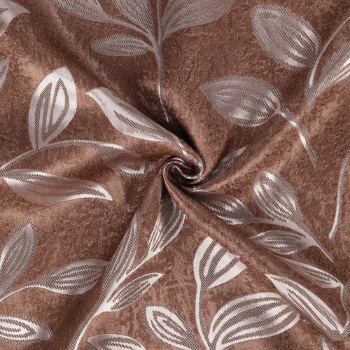Leaves Washable Room Darkening 52" Back Tabs Blackout Curtains, Set of 2 - Picture 50 of 156