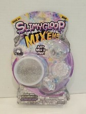 New Slimygloop Mix'Ems Holographic by Horizon Group USA Ages 3 Beads Glitter
