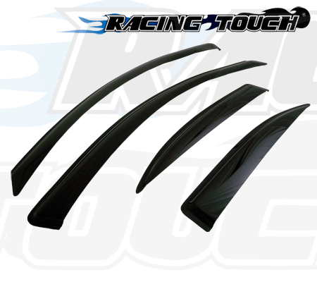 JDM Visors 2.0 mm 4pc Out Channel Rain Guard Mercedes Benz C240 C320 C230 01-07 - Bild 5 von 7