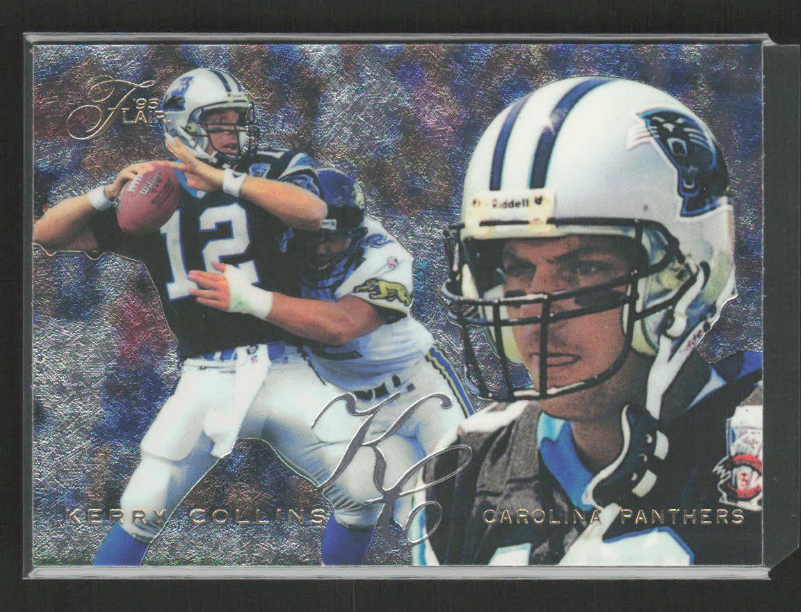 1995 Flair #24 Kerry Collins Carolina Panthers Rookie