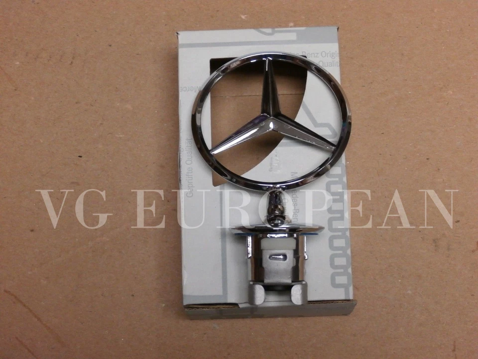 Mercedes-Benz S C E Class GENUINE Hood Star Chrome Emblem NEW !!!! OEM - Imagem 2 de 3