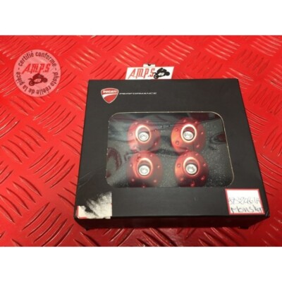 kit bouchons de cadre cnc rouge monster 97380661A