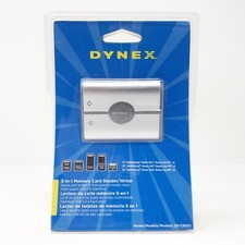Dynex DX-CR501 External USB 5-in-1 Multi Memory Card Reader/Writer Universal New