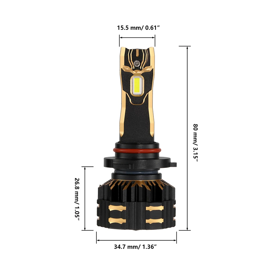 Faros LED CANBUS haz alto bajo + luces antiniebla 6000 k para Toyota Matrix 2009-2014 Foto 4 de 4