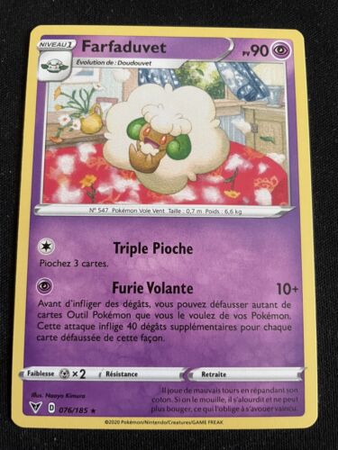 Carte Pokémon - Farfaduvet 076/185 - EB04 Voltage Eclatant - Photo 1/2