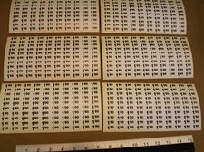  AP Automatic Products snack machine price labels 1.90 / 1.95 - qty. 600