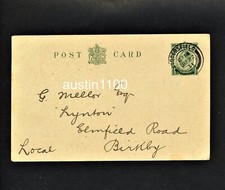 Scarce King George V 1911 Halfpenny Post Card First Day of Issue excellent