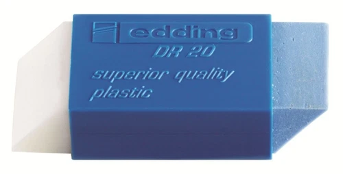 Edding DR20 Combo Eraser for Lead & Ink Plastic Eraser NEW